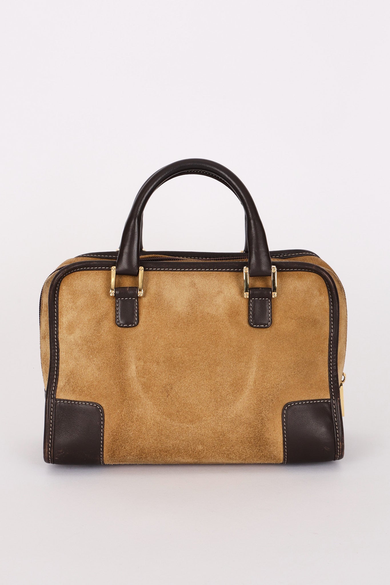 Loewe Amazona 28 Brown Suede
