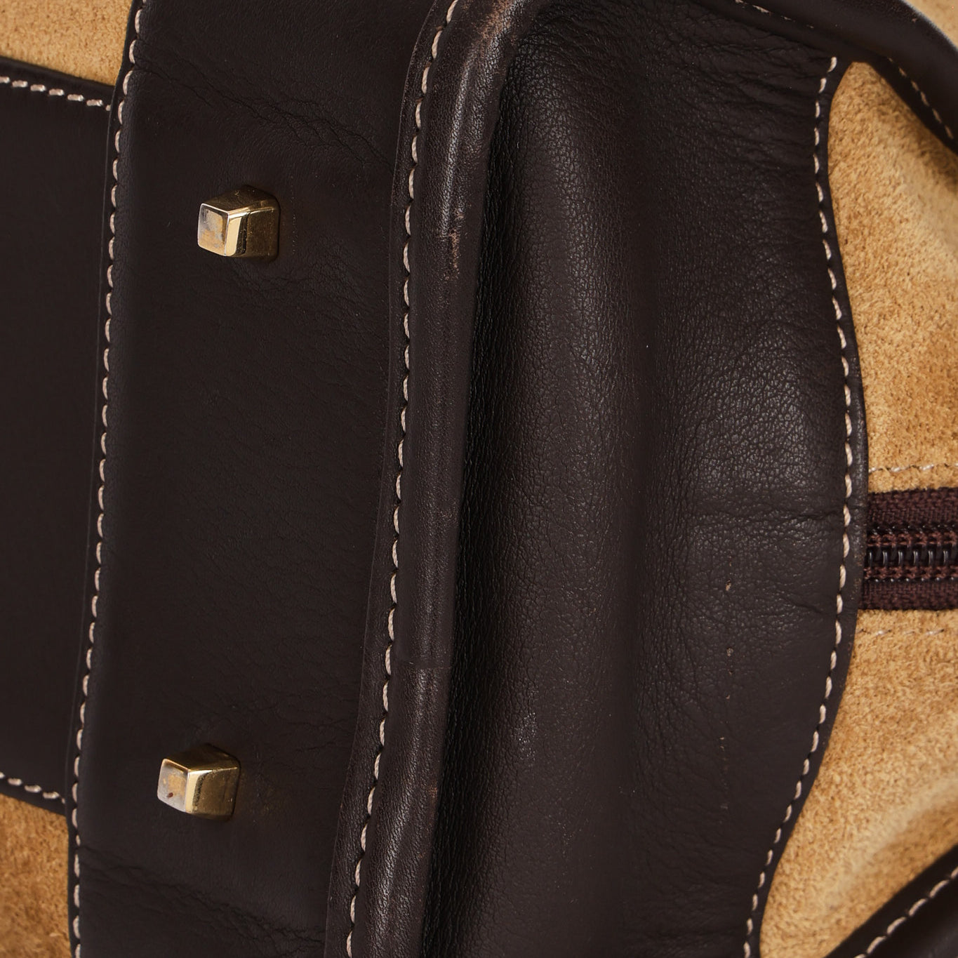 Loewe Amazona 28 Brown Suede