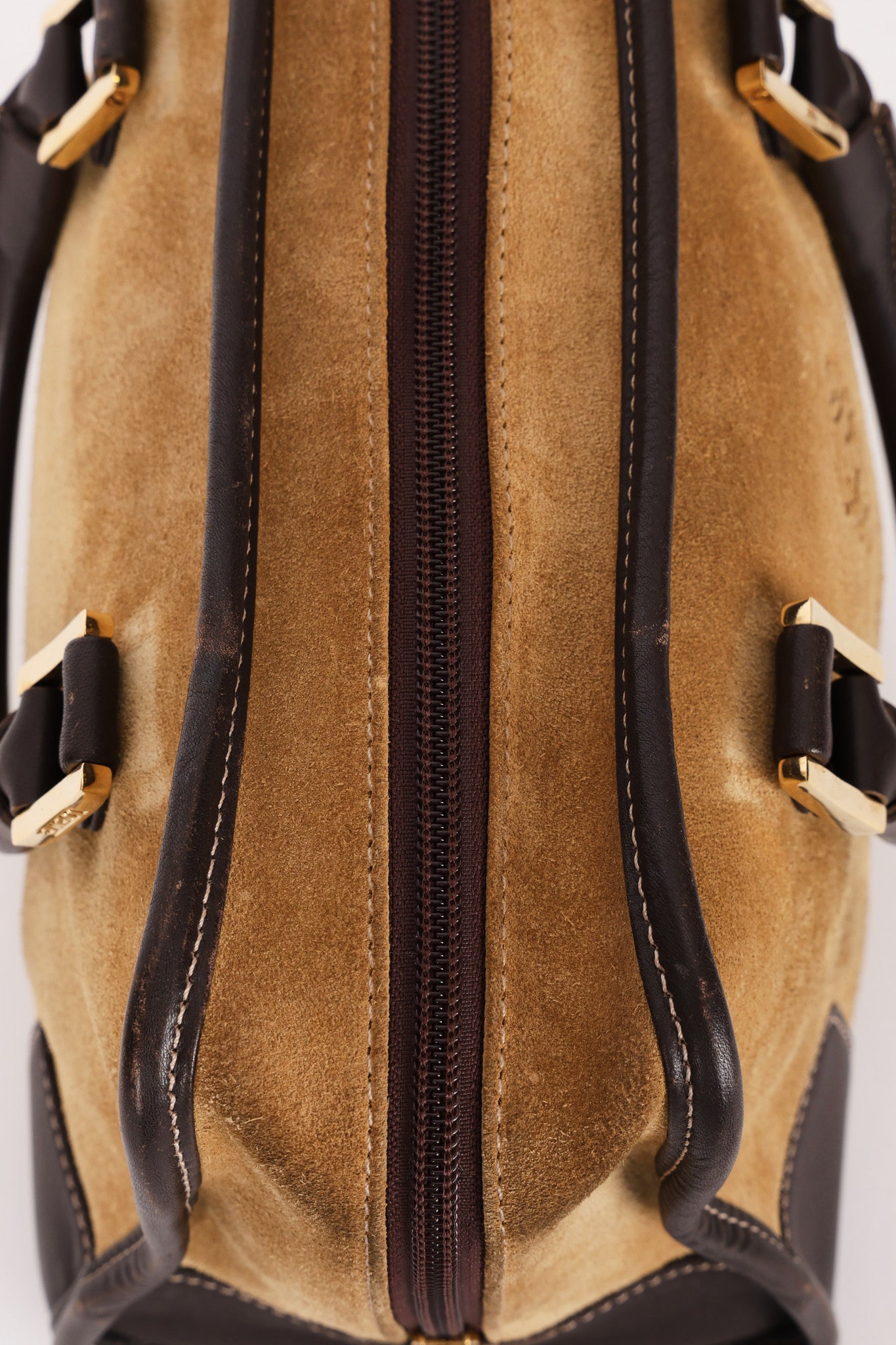 Loewe Amazona 28 Brown Suede