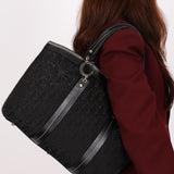 Dior Trotter Floral Embroidered Shoulder Bag