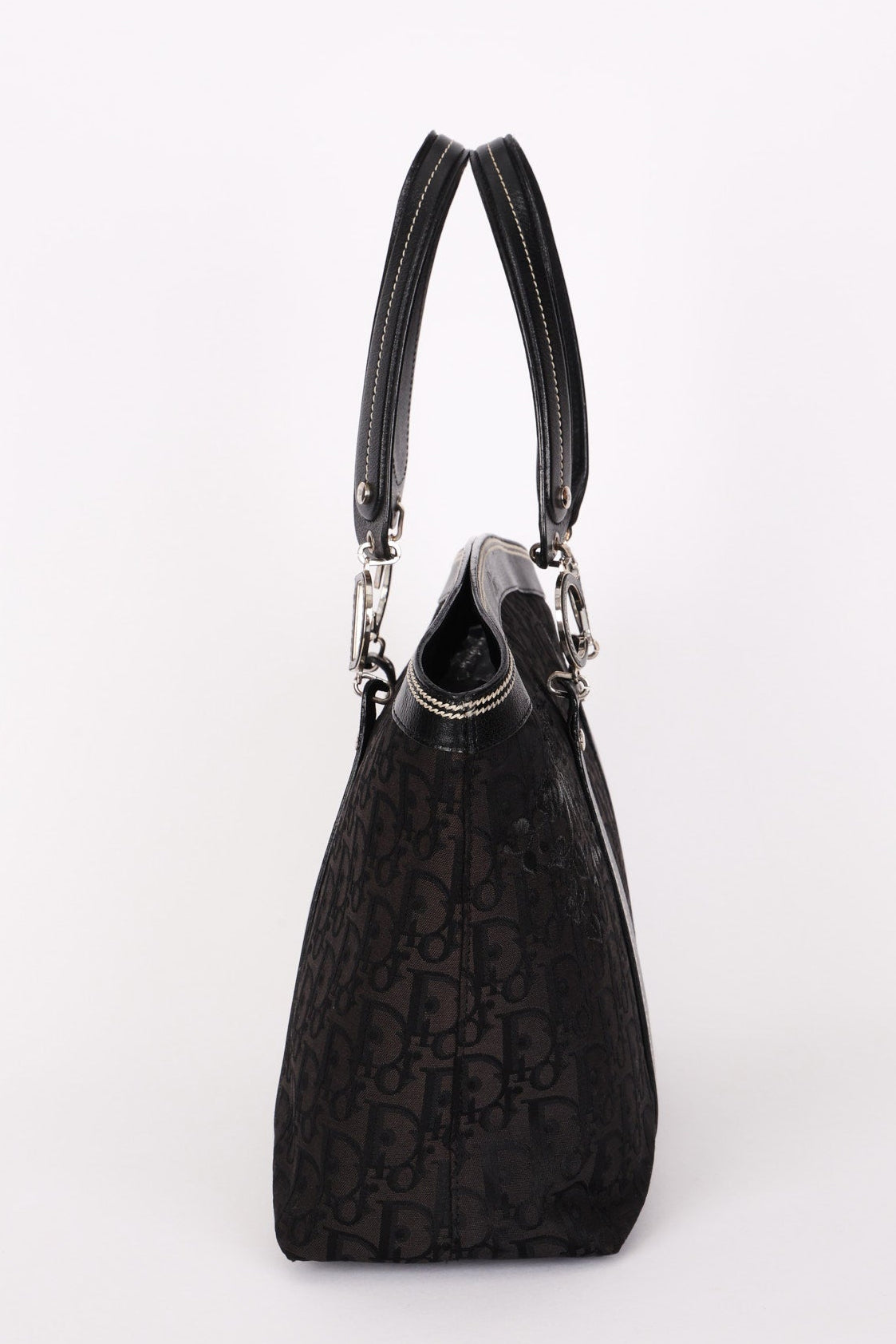 Dior Trotter Floral Embroidered Shoulder Bag