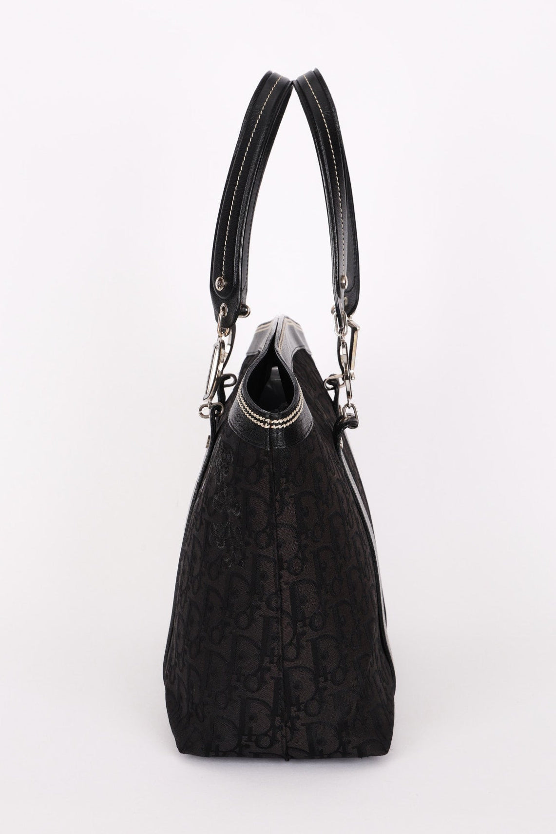 Dior Trotter Floral Embroidered Shoulder Bag