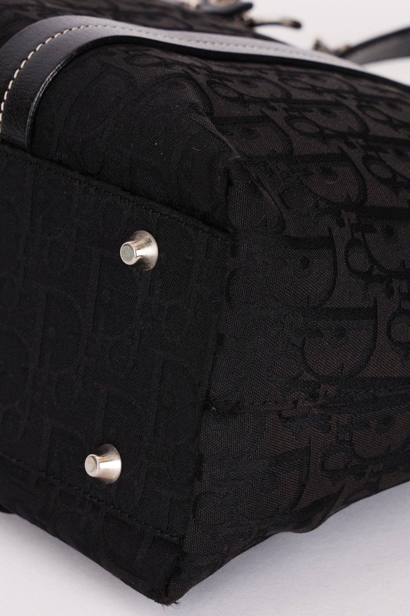 Dior Trotter Floral Embroidered Shoulder Bag