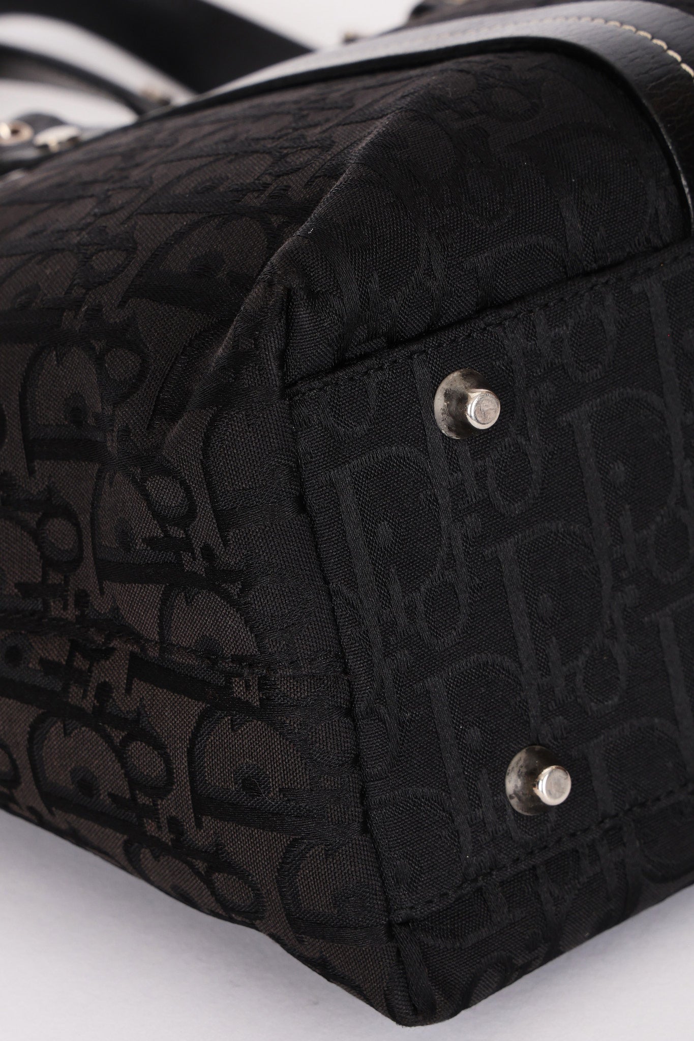 Dior Trotter Floral Embroidered Shoulder Bag