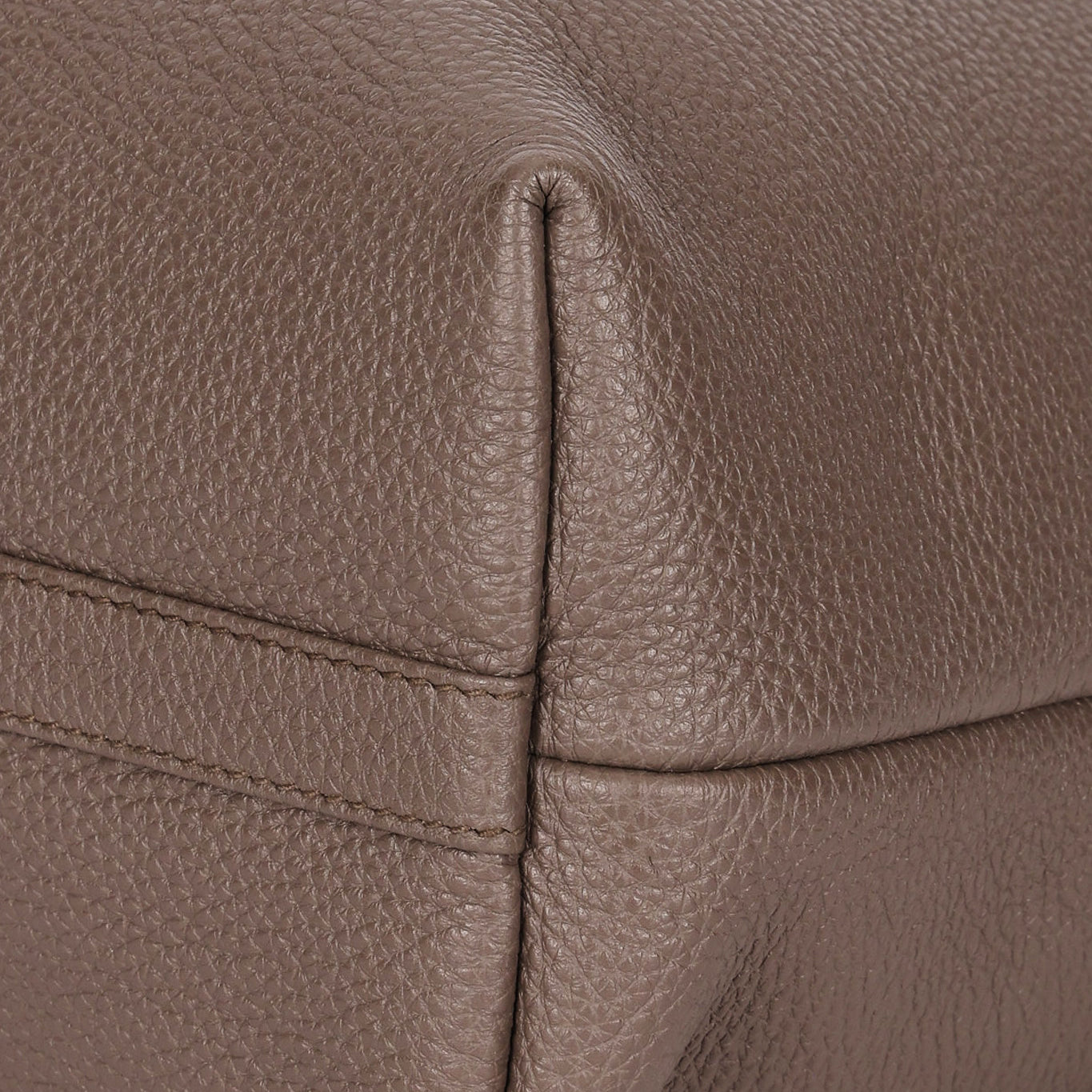 Prada Large Leather Tote Gray
