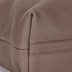 Prada Large Leather Tote Gray