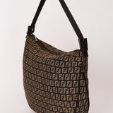 Fendi Zucchino Half Moon Hobo
