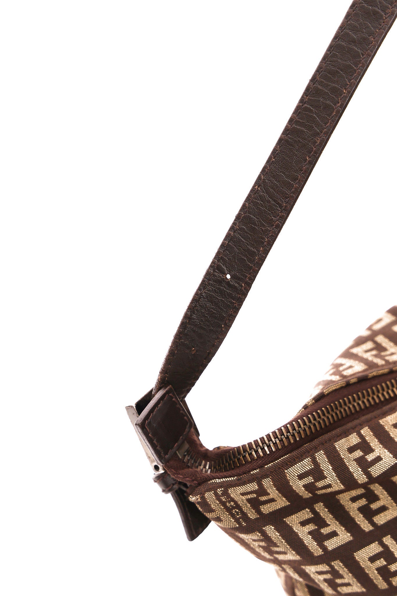 Fendi Zucchino Half Moon Hobo
