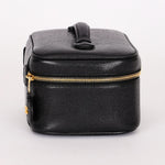 Chanel Timeless Vanity Bag Black Caviar Leather 24K GP