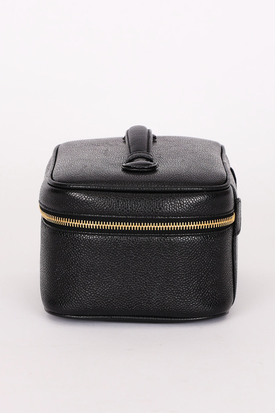 Chanel Timeless Vanity Bag Black Caviar Leather 24K GP