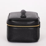 Chanel Timeless Vanity Bag Black Caviar Leather 24K GP