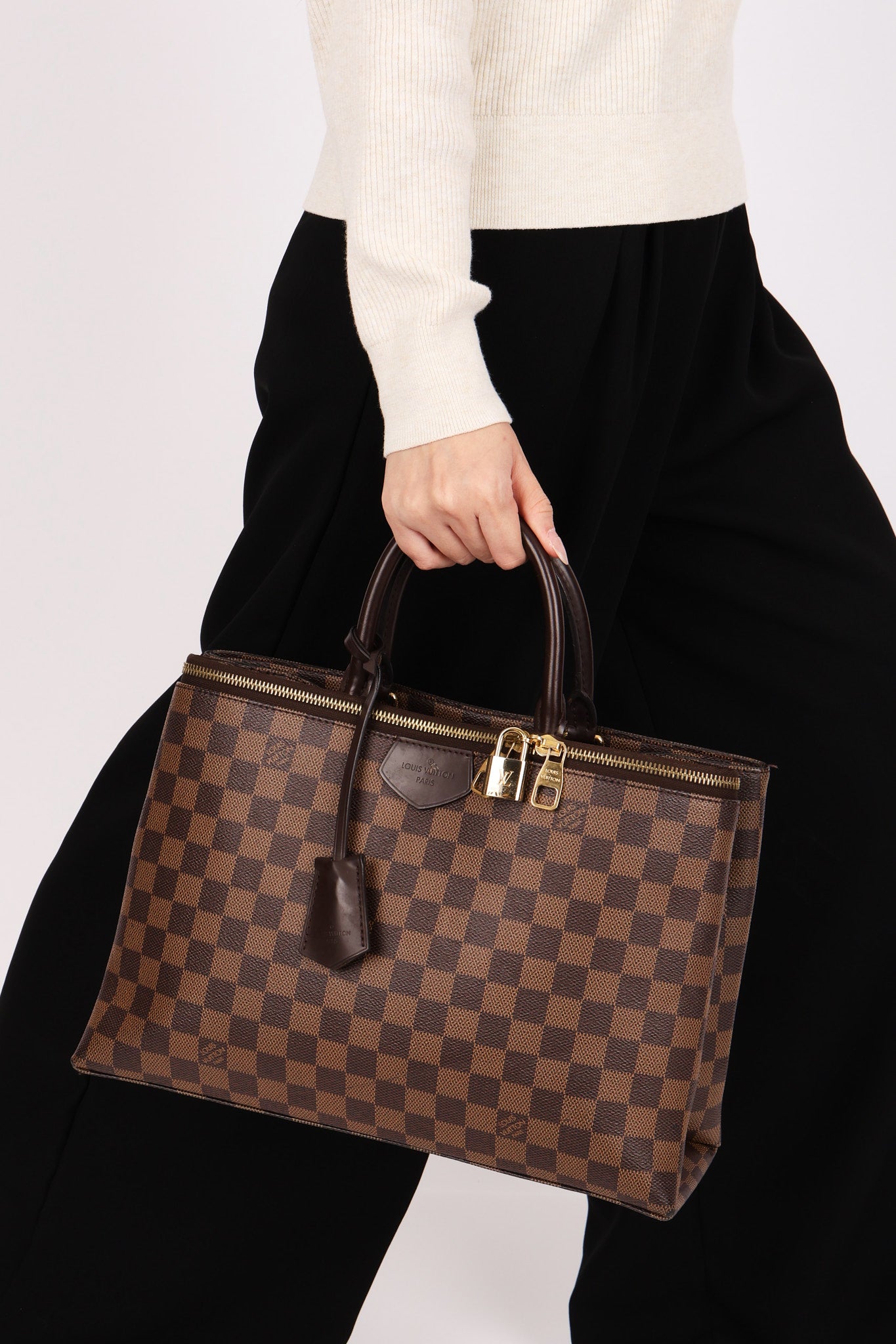 Louis Vuitton Damier Ebene Brompton Shoulder Bag