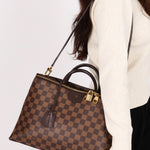 Louis Vuitton Damier Ebene Brompton Shoulder Bag