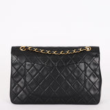 Chanel Classic Double Flap Black Lambskin 24K GP