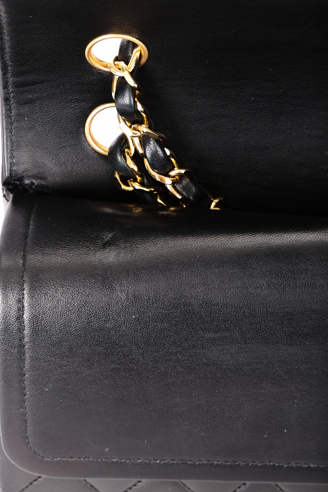 Chanel Classic Double Flap Black Lambskin 24K GP