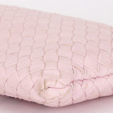 Bottega Veneta Intrecciato Pink Clutch