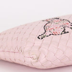 Bottega Veneta Intrecciato Pink Clutch