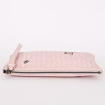 Bottega Veneta Intrecciato Pink Clutch