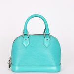 Louis Vuitton Epi Alma BB Turquoise