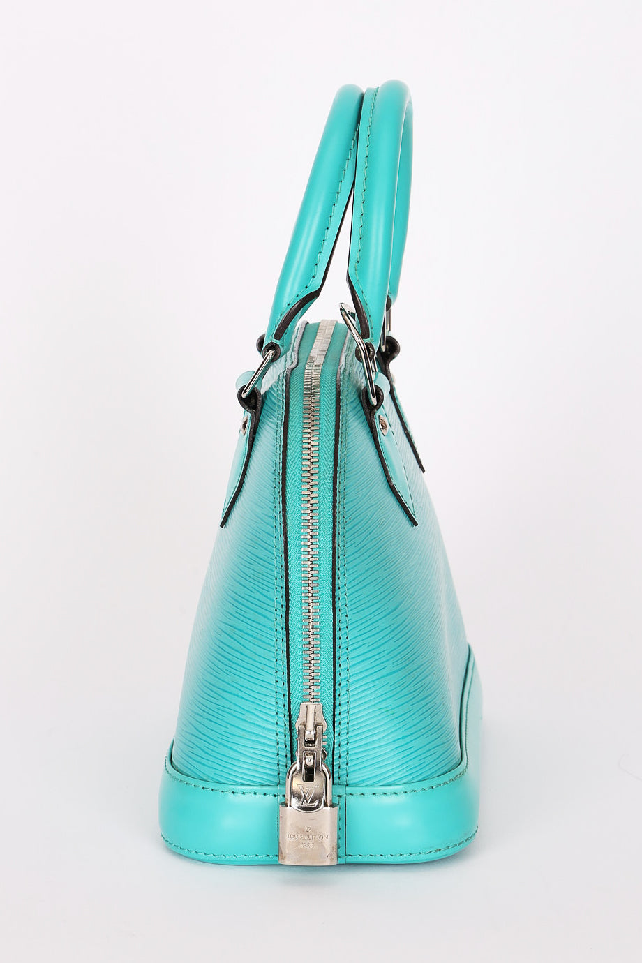 Louis Vuitton Epi Alma BB Turquoise