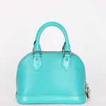 Louis Vuitton Epi Alma BB Turquoise