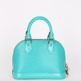 Louis Vuitton Epi Alma BB Turquoise
