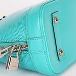 Louis Vuitton Epi Alma BB Turquoise