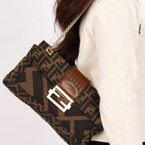 Fendi Zucca Maxi Baguette Bag