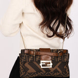 Fendi Zucca Maxi Baguette Bag