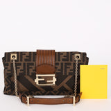 Fendi Zucca Maxi Baguette Bag