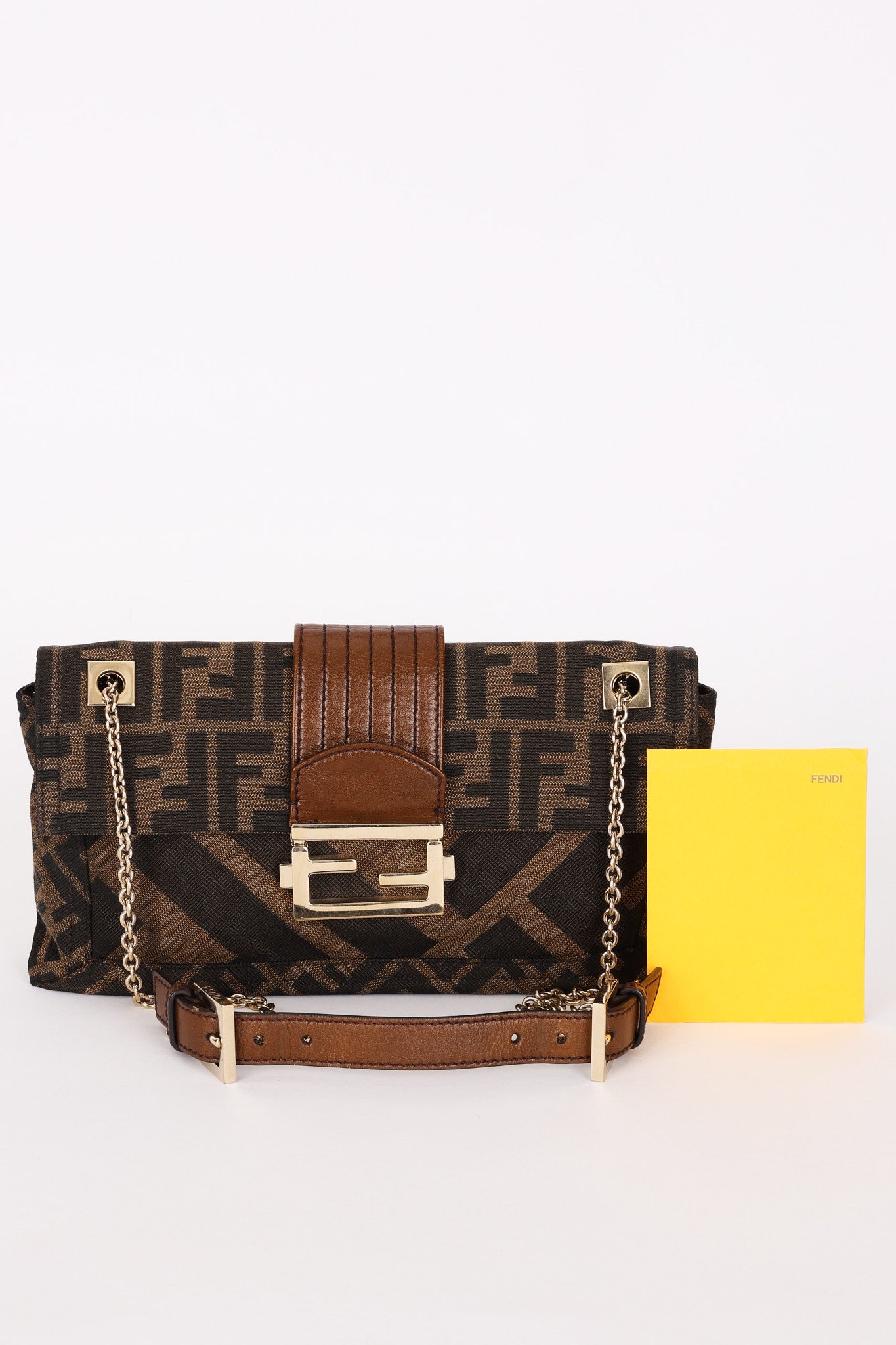 Fendi Zucca Maxi Baguette Bag