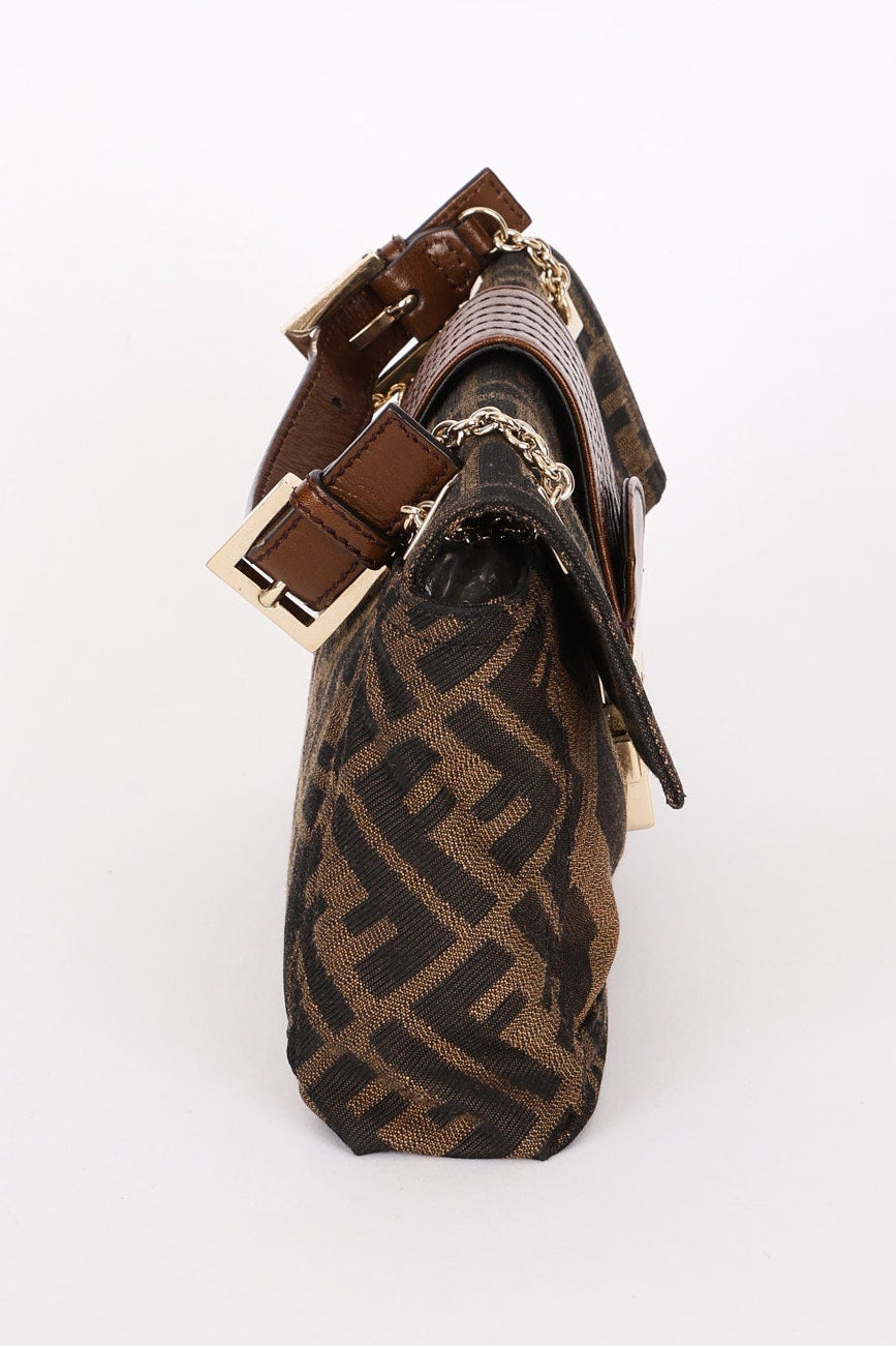 Fendi Zucca Maxi Baguette Bag