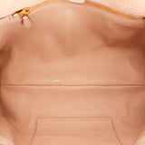 Prada Bow Top Handle Shopping Bag Beige Vitello Shine