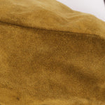 Yves Saint Laurent Rive Gauche Shoulder Bag Green Suede