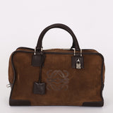 Loewe Amazona 36 Brown Suede
