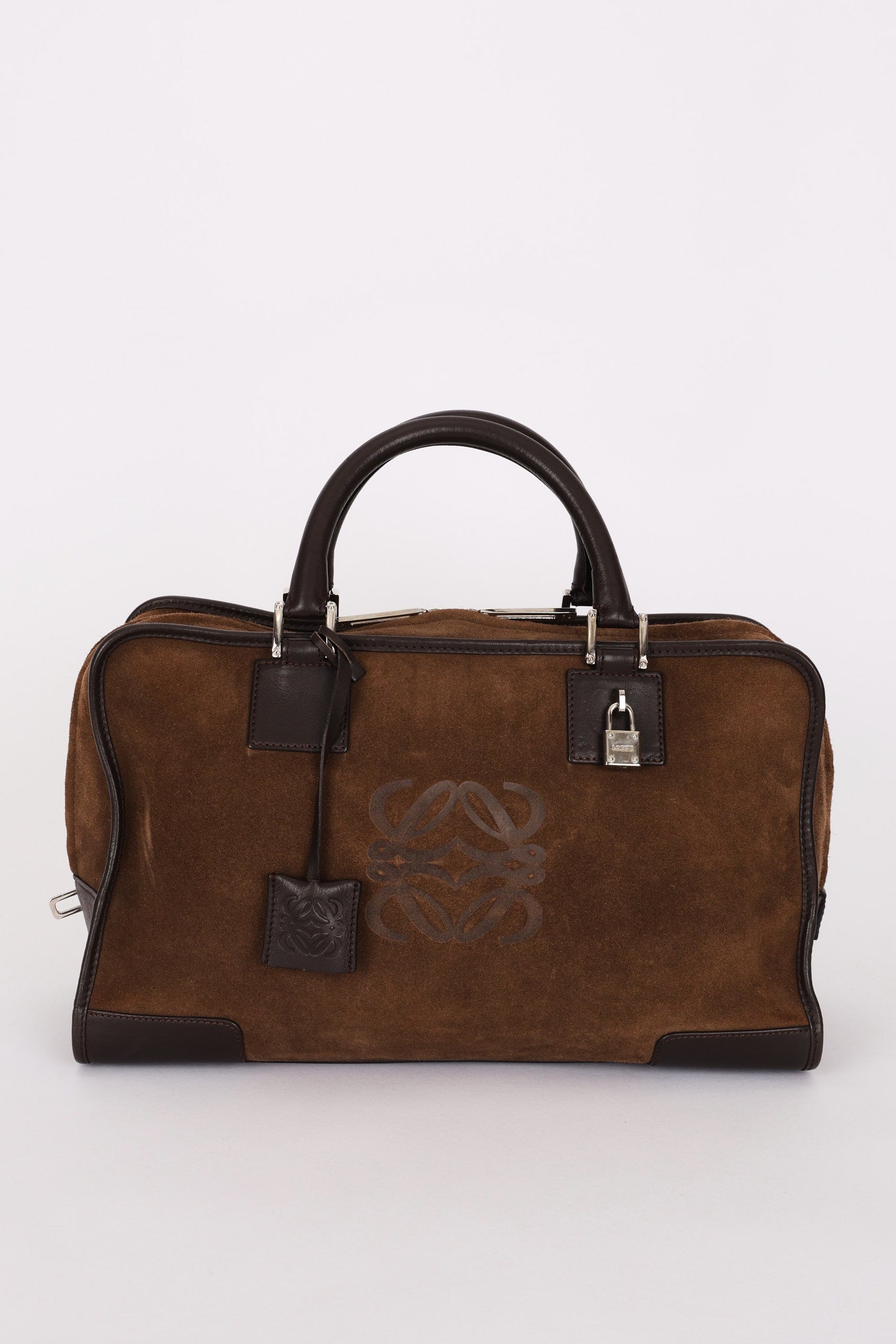 Loewe Amazona 36 Brown Suede