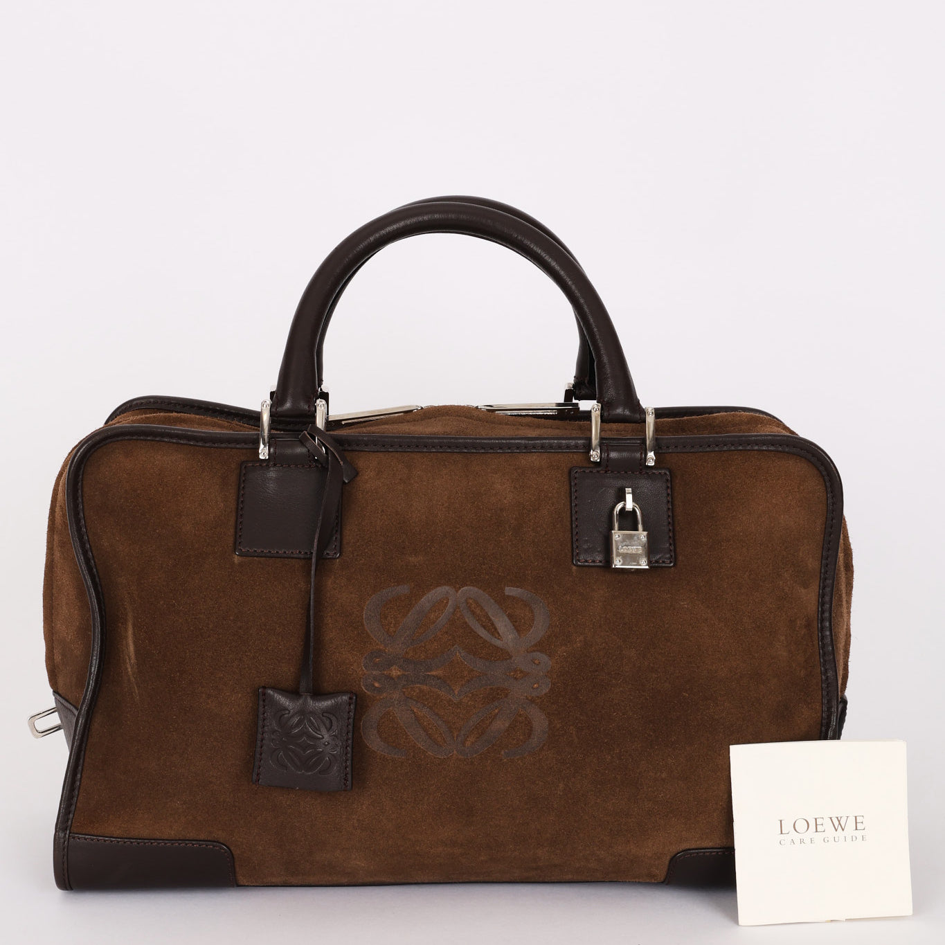 Loewe Amazona 36 Brown Suede