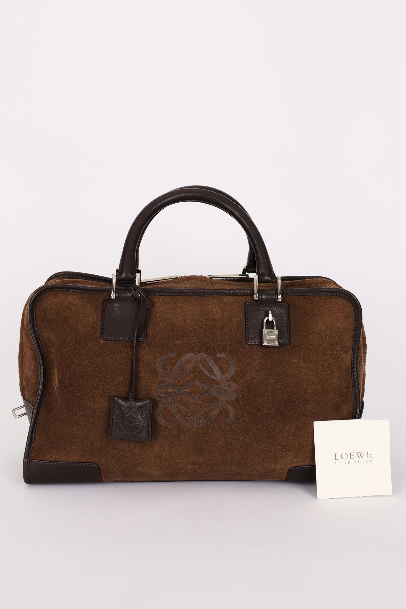 Loewe Amazona 36 Brown Suede