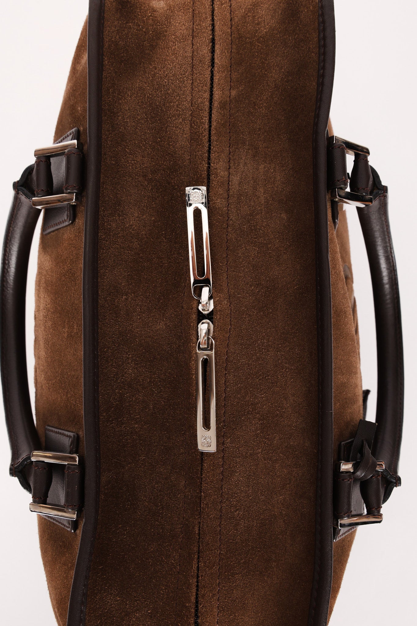 Loewe Amazona 36 Brown Suede