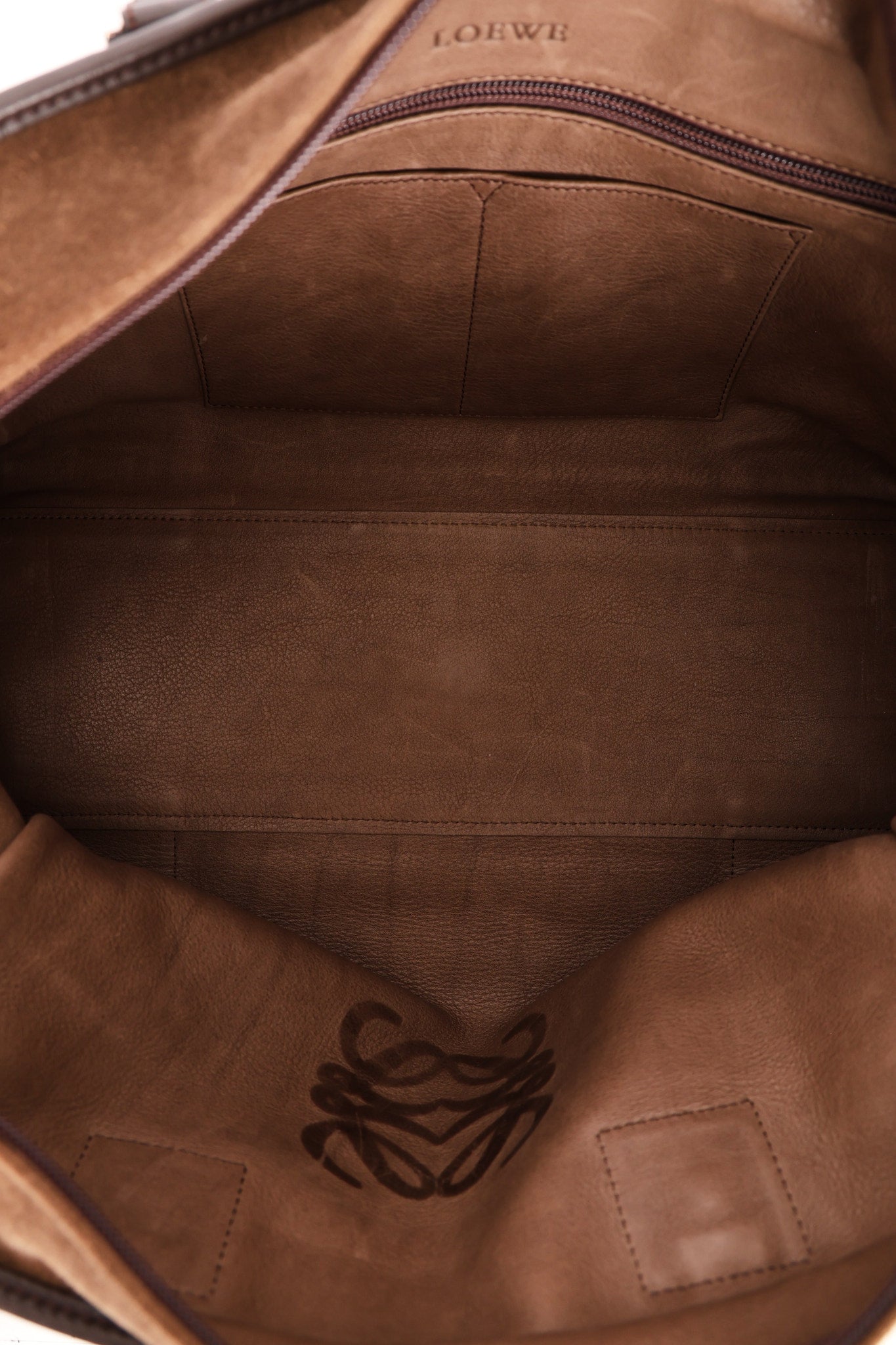 Loewe Amazona 36 Brown Suede