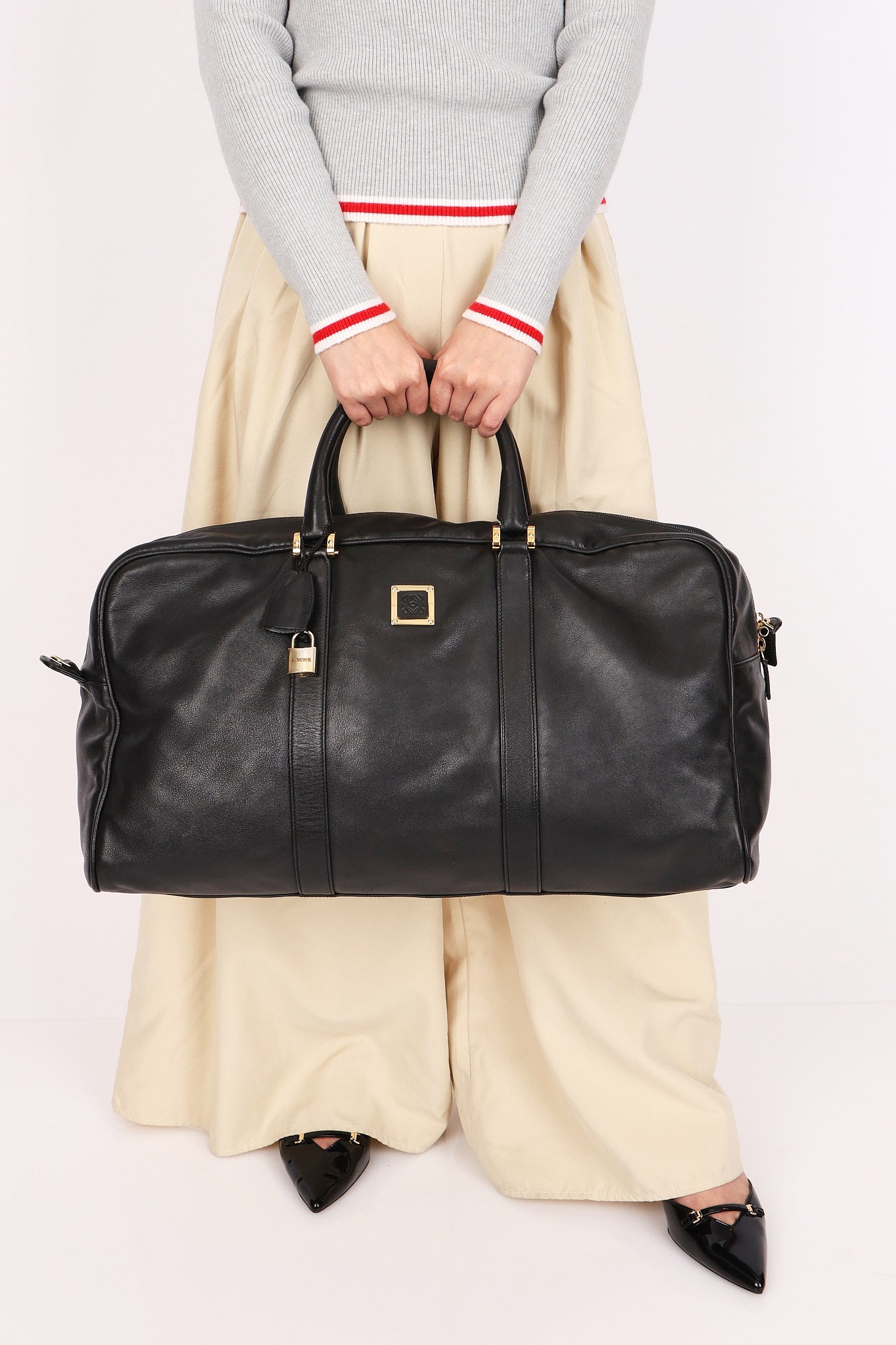 Loewe Anagram Boston Bag