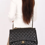 Chanel Jumbo Classic Double Flap Black Lambskin GHW