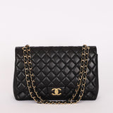 Chanel Jumbo Classic Double Flap Black Lambskin GHW