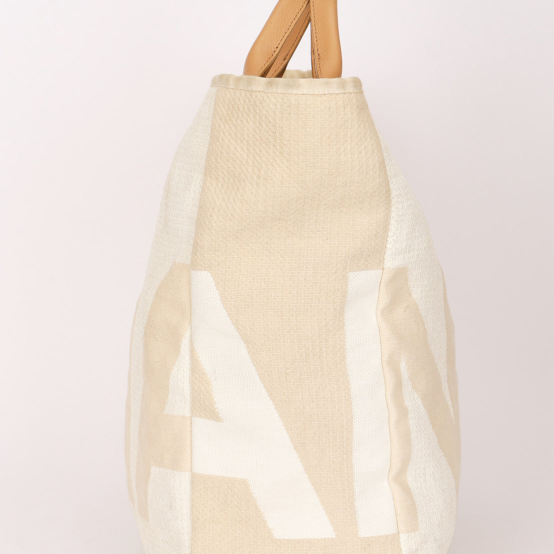 Chanel Deauville Tote Cream 2018 SHW