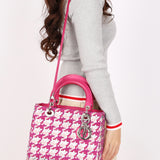 Christian Dior Medium Lady Multicolor Woven