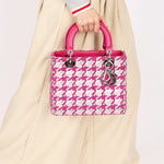 Christian Dior Medium Lady Multicolor Woven