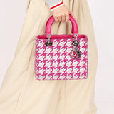 Christian Dior Medium Lady Multicolor Woven