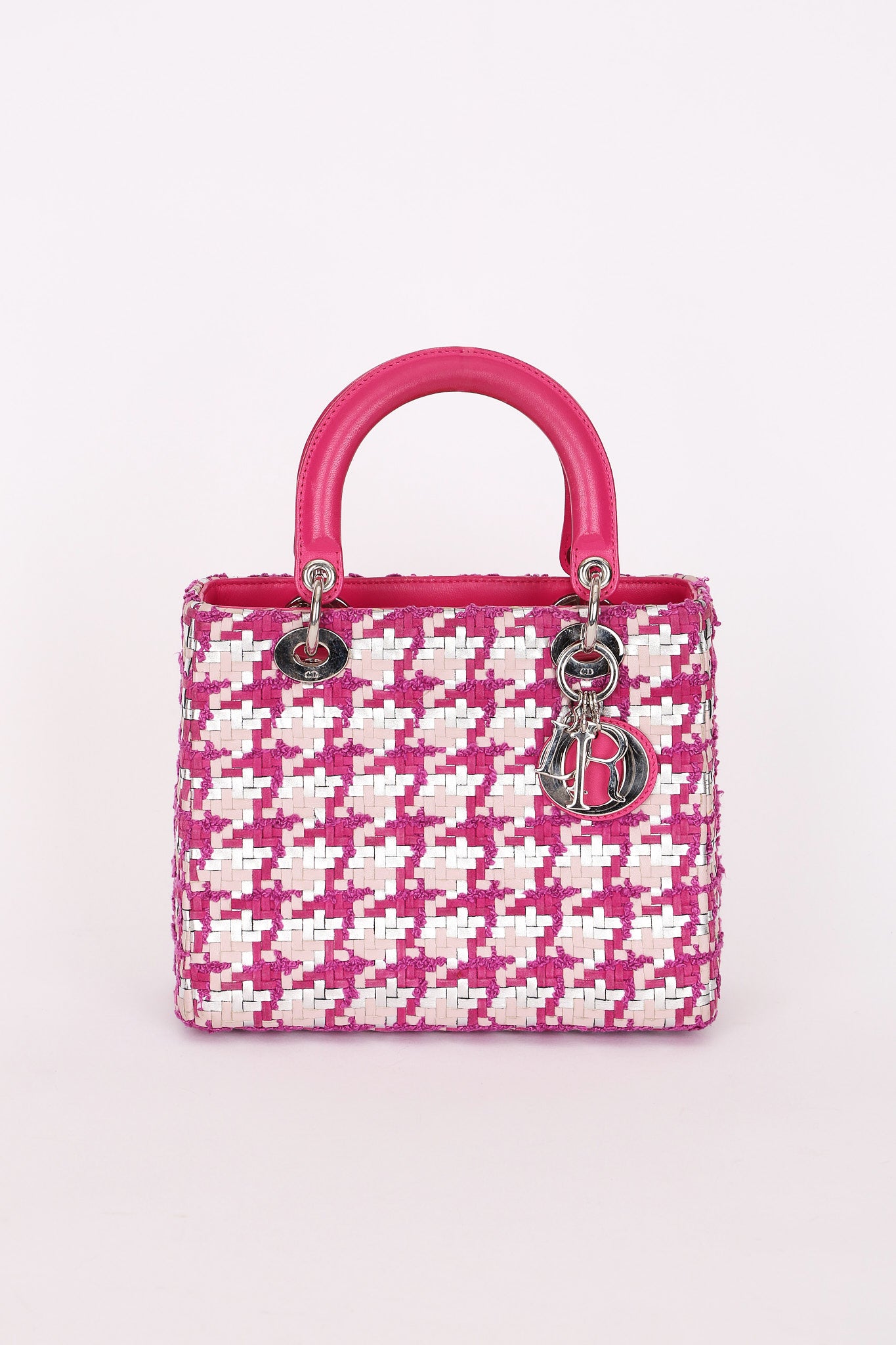 Christian Dior Medium Lady Multicolor Woven