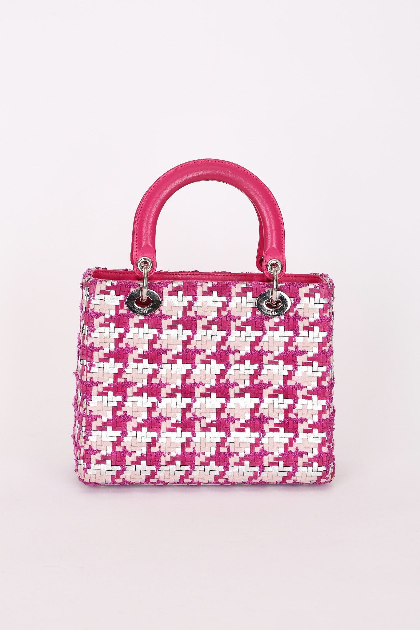 Christian Dior Medium Lady Multicolor Woven