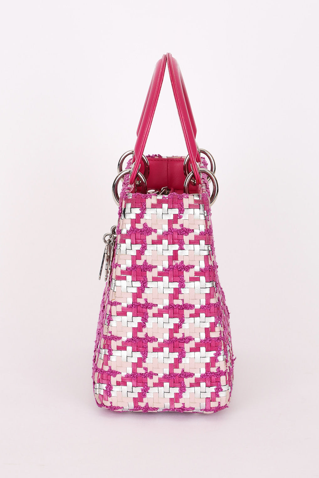 Christian Dior Medium Lady Multicolor Woven